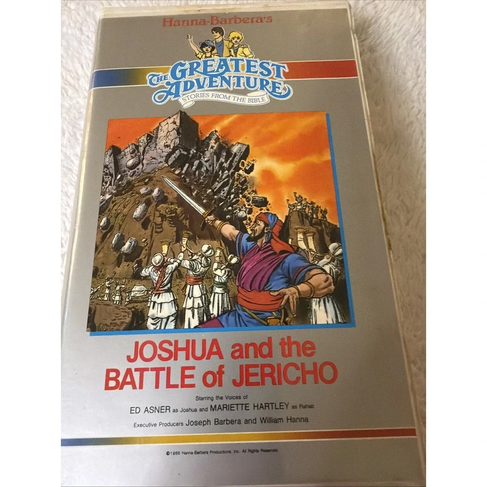 Greatest Adventure Stories From the Bible Joshua Battle of Jericho VHS Hanna Bar